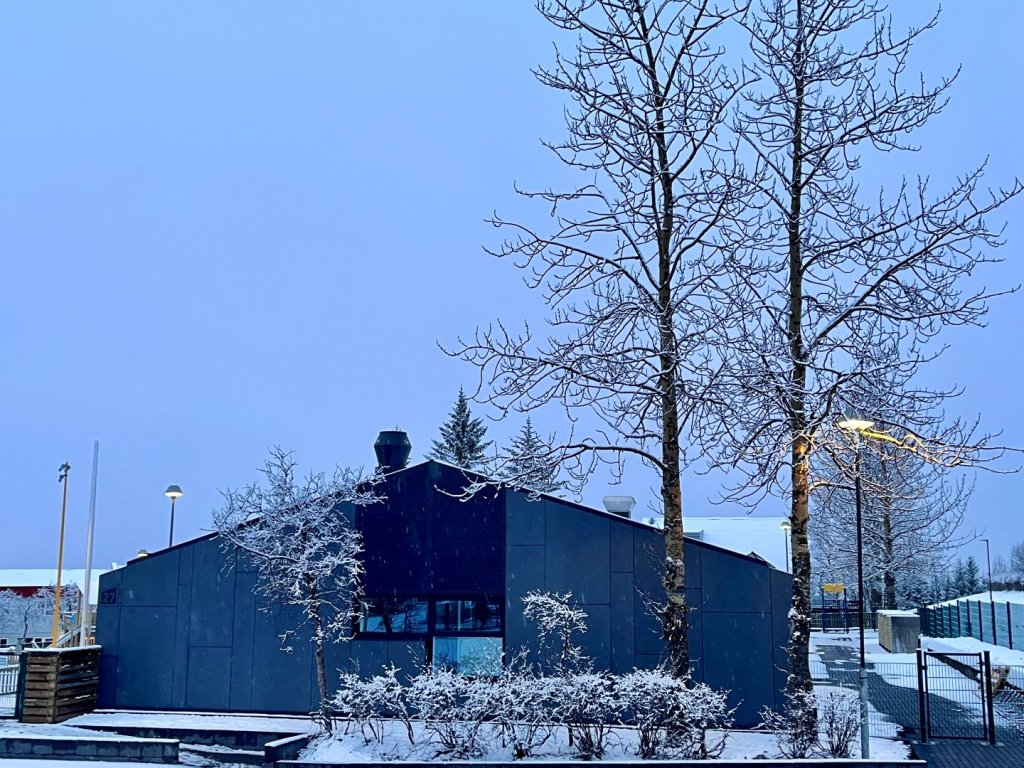 Fullbúin leikskóli Hálsaborg (Mynd Rúnar Ingi Guðjónsson )