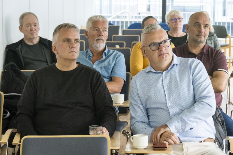 Stjórnendur grunnskólamötuneyta sitja í Vindheimum í Borgartúni á starfsdegi í upphafi skólaárs