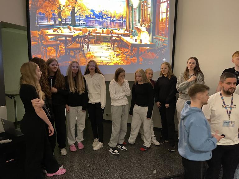 Krakkar í félagsmiðstöð