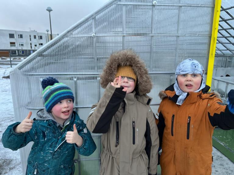 Leikskólinn Rauðhóll fær Bambahús