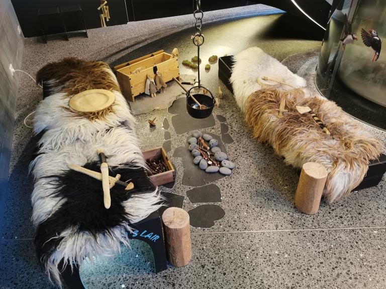 Barnahornið á Landnámssýningunni í Aðalstræti