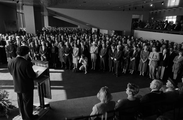 From the dedication of Reykjavík City Hall on April 14, 1992