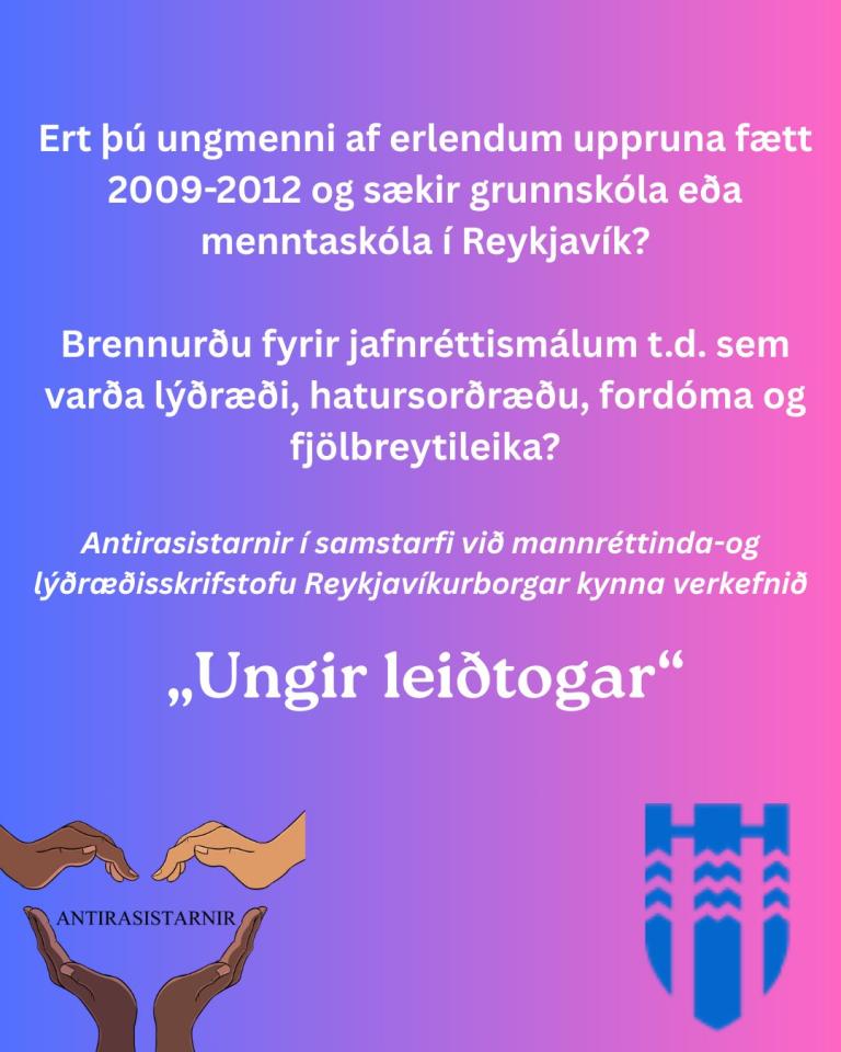 Advertisement: Young Ambassadors Wanted.