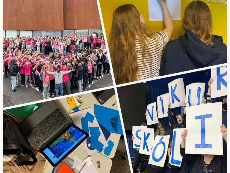 Photos from Víkurskóli.