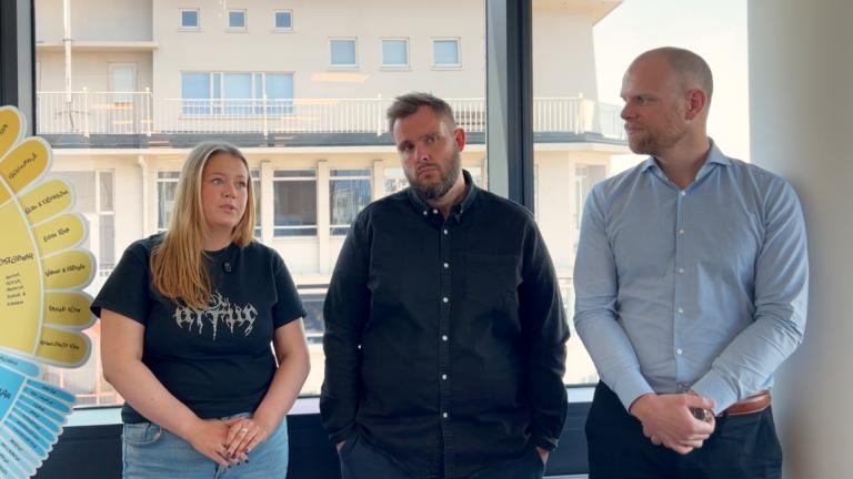 Kolfinna Arndísardóttir, Símon Ágúst Steinsson and Magnús Bergur Magnússon.