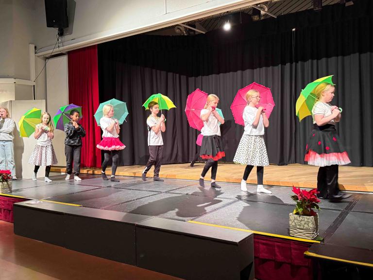 Photo from Hlíðaskóli's 70th anniversary