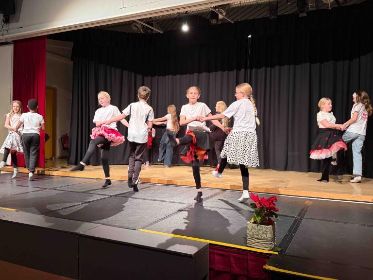 Photo from Hlíðaskóli's 70th anniversary