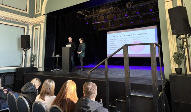 Frá ráðstefnu í Iðnó í tilefni 10 ára afmælis Saman gegn ofbeldi