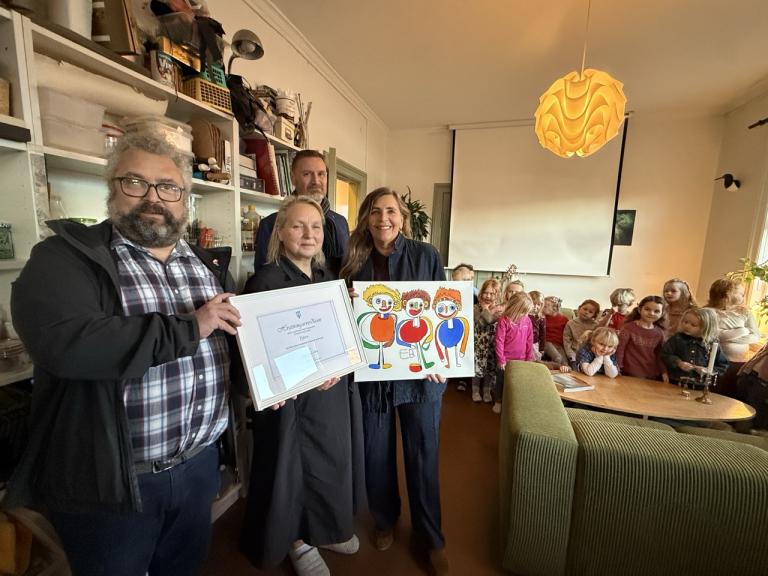 Hvatningarverðlaun veitt í Tjörn