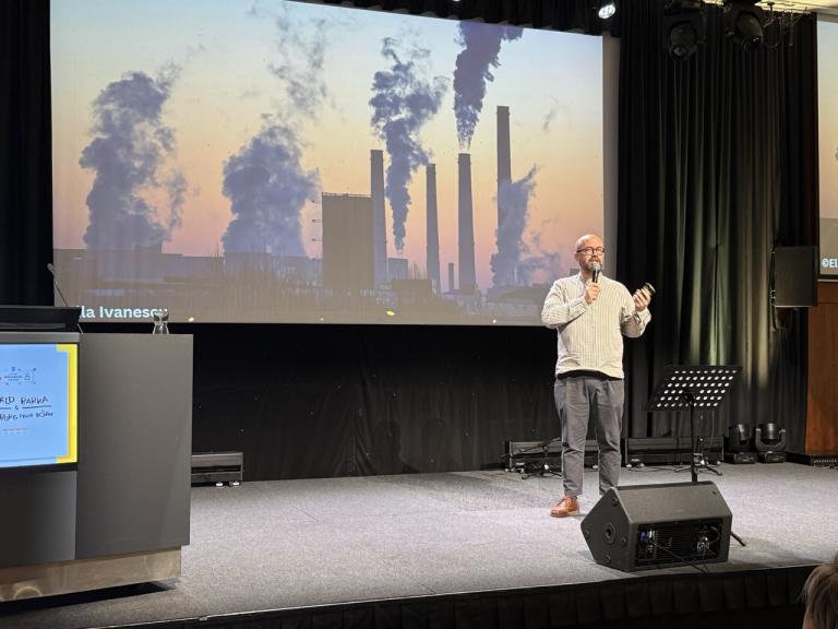 Mynd frá Öskudagsráðstefnu.