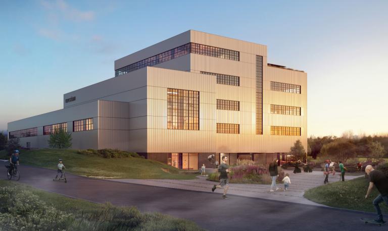 Teiknuð mynd af Toppstöðinni.