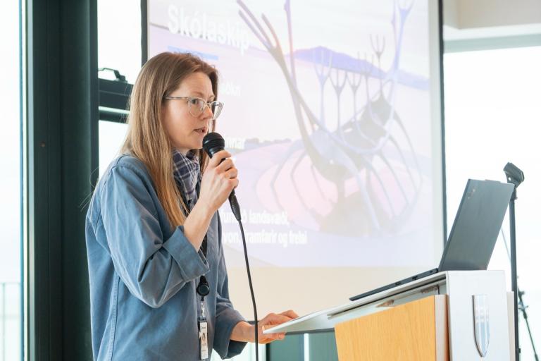 Frá fundi um verkefnið Skólaskip.