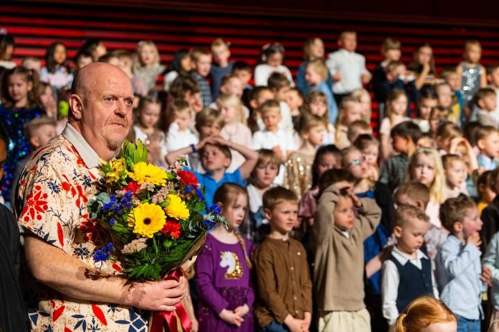 Dr. Gunni var heiðraður í lok dagskrár.