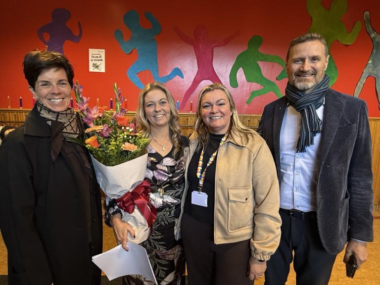 Mynd af Arndísi Steinþórsdóttur, Hörpu Reynisdóttur, Guðrúnu Björk Freysteinsdóttur og Steini Jóhannssyni.