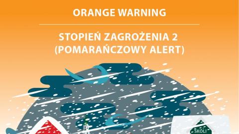 appelsínugul viðvörun