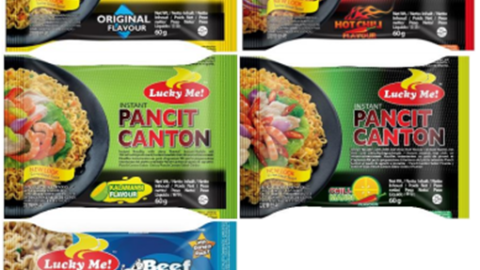 Pancit Canton núðlur.