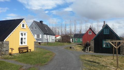House at Árbæjarsafn Museum.