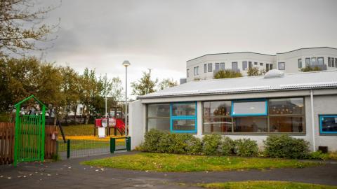 Leikskólinn Vesturborg, grænt hlið.