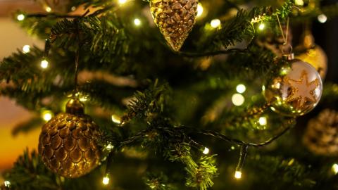 Decorated Christmas tree