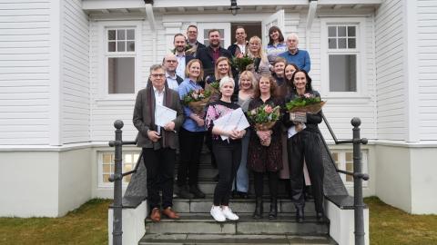 Viðurkenningarhafar tóku við viðurkenningum í Höfða. Ljósmyndari: Róbert Reynisson.