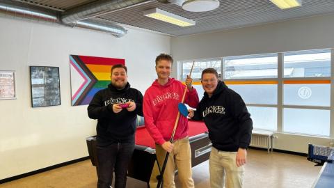 Starfsemnn í félagsmiðstöðinni Hólmaseli