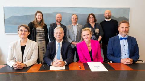 Fulltrúar frá skóla- og frístundasviði og Háskóla Íslands