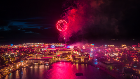 Fireworks display on Culture Night