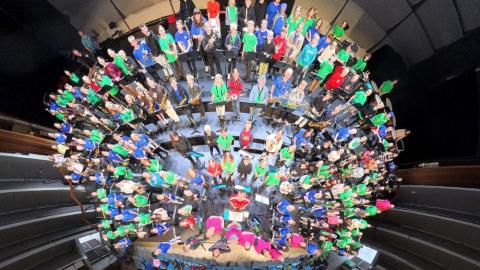 National school band competition in Vesturbær