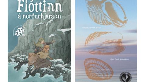 Bækur sem fengu Barnabókaverðlaun Guðrúnar Helgadóttur og Bókmenntaverðlaun Tómasar Guðmundssonar 2025