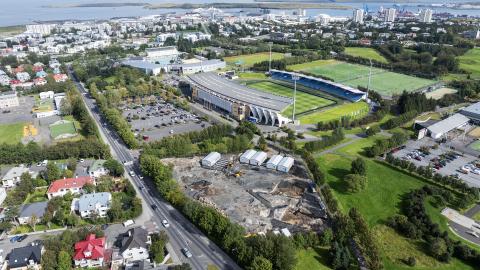 A view of Laugardalur