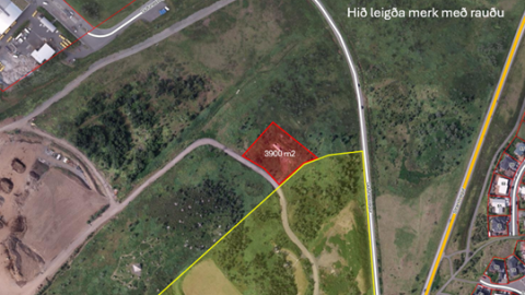 Mynd af lóð sem er til leigu í borgarlandi