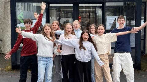 Erindrekarnir við Borgarbókasafnið í Gerðubergi 