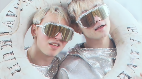 VÆB dúettinn skipaður bræðrunum Matthíasi og Hálfdán.