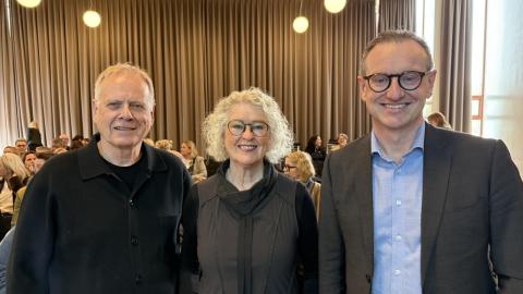 Ingvar Sigurgeirsson og Lilja M. Jónsdóttir skýrsluhöfundar ásamt Páli Björgvini Guðmundssyni framkvæmdastjóra SSH.