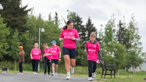 Brúarskóli charity run
