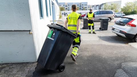 Starfsmenn sorphirðu Reykjavíkur við störf